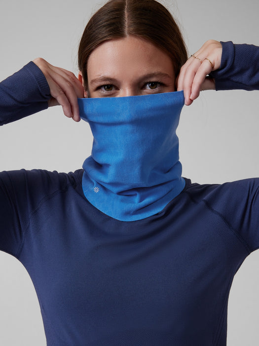 Seamless Tempo Snood - Hemisphere Blue Wandering Floral