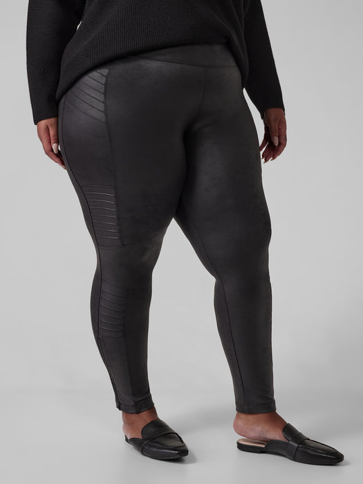 Delancey Gleam Moto Tight - Black