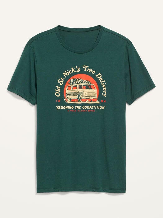 Matching Holiday Graphic T-Shirt for Men