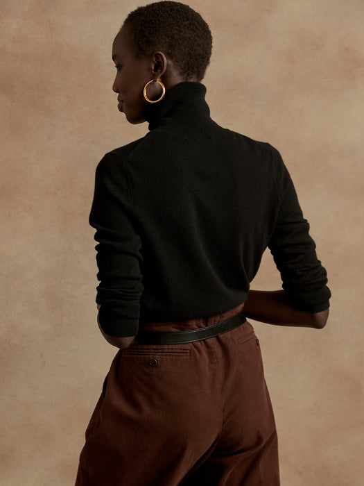 Micaela Cashmere Turtleneck Sweater