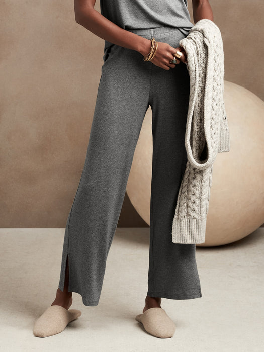 Restore Ribbed Pant - Heather Gray