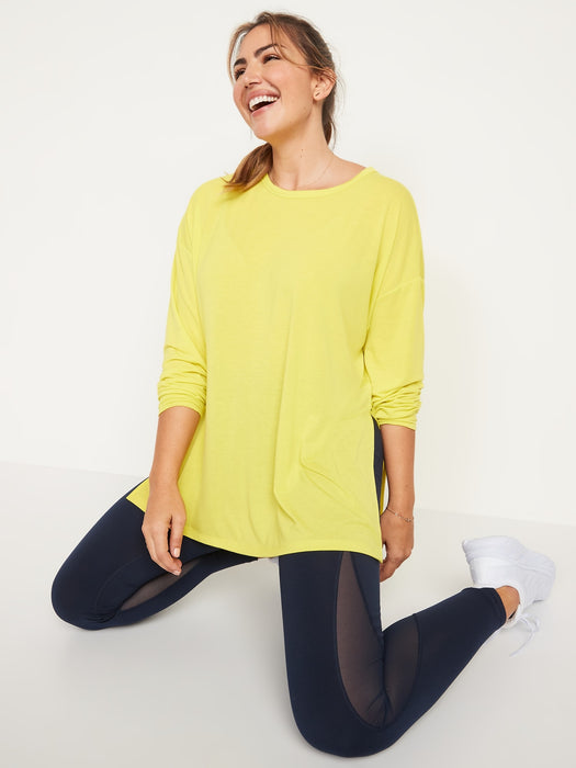 Long-Sleeve UltraLite All-Day Performance Tunic T-Shirt for Women