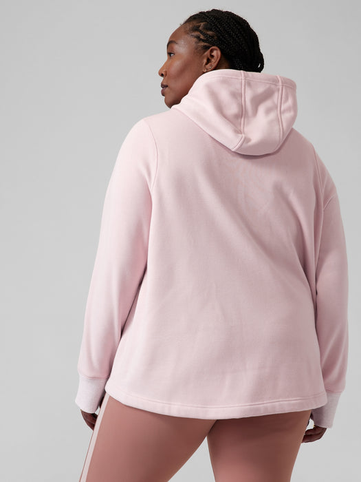 Cozy Karma 1/4 Zip Hoodie - Orchid Pink Heather