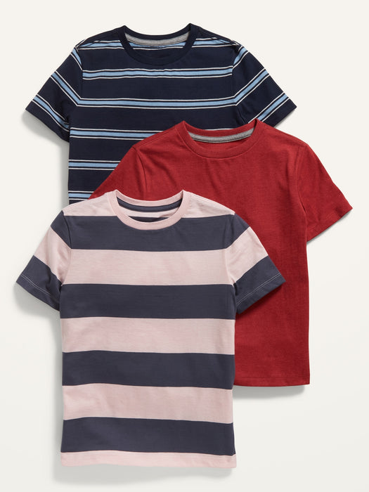 Softest Crew-Neck T-Shirt 3-Pack for Boys - Multi