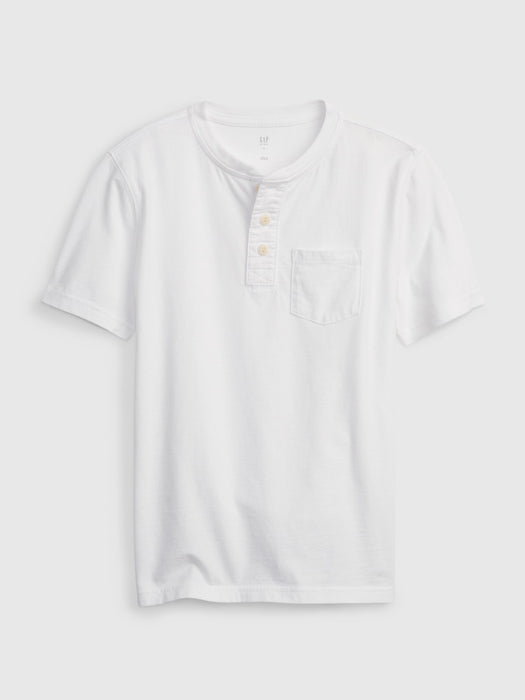 Kids Henley Pocket T-Shirt