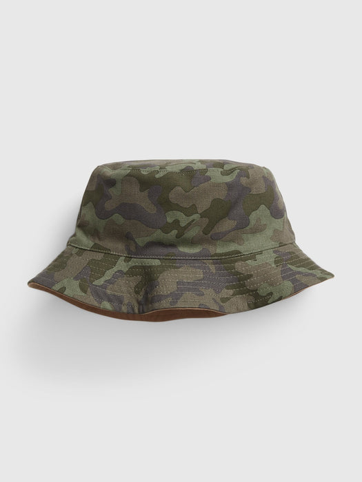 Kids 100% Organic Cotton Reversible Bucket Hat