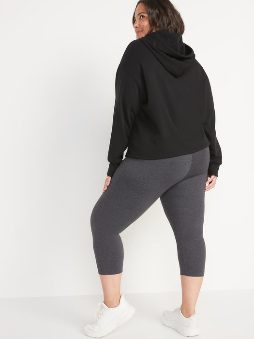 High-Waisted Cropped Leggings 3-Pack For Women