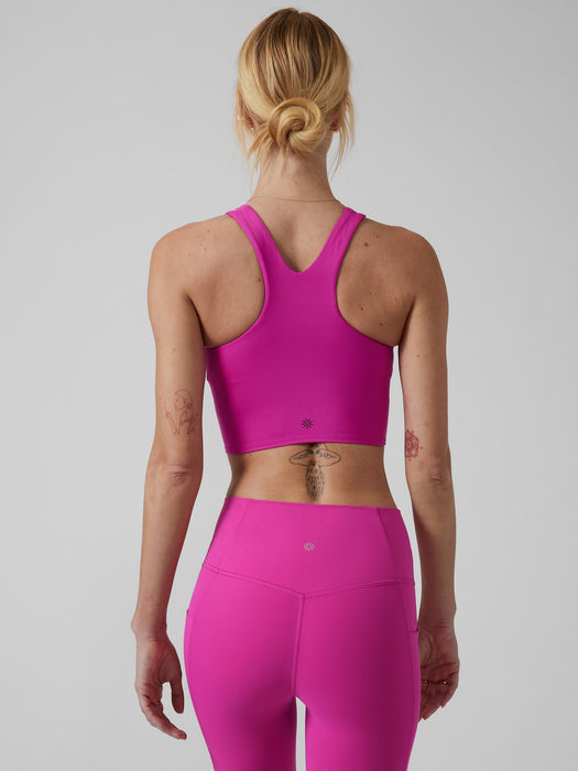 Conscious Crop Bra A&#45C - Electric Fuchsia