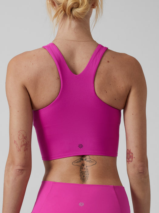Conscious Crop Bra A&#45C - Electric Fuchsia