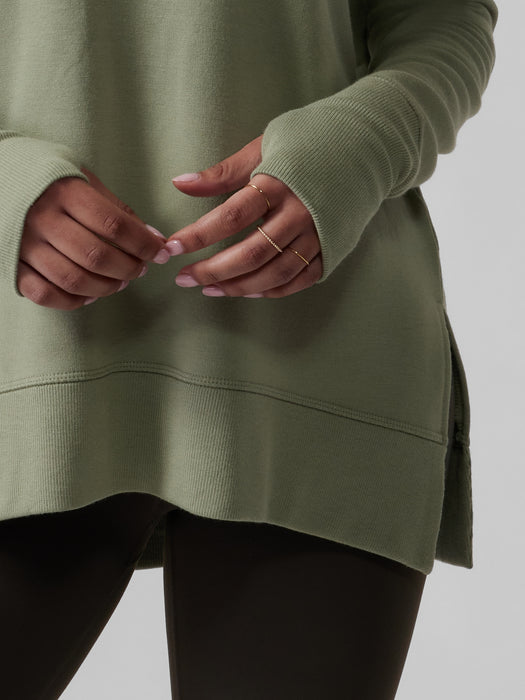 Coaster Luxe Sweatshirt - Eucalyptus Olive