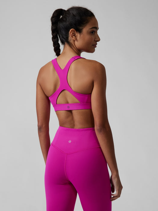 Ultimate Zip Front Bra A&#45C - Electric Fuchsia