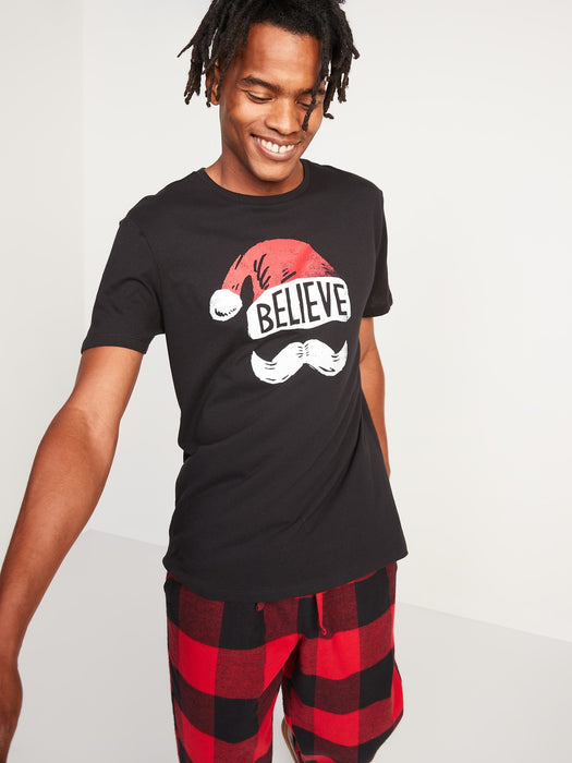 Soft-Washed Graphic T-Shirt for Men - Gray