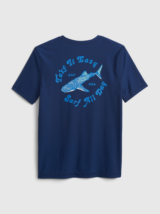 Kids Recycled Swim Rash Guard