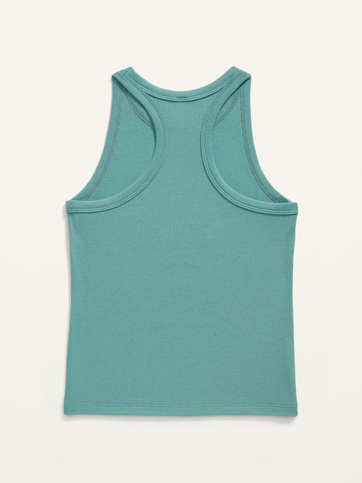 UltraLite Racerback Rib-Knit Performance Tank for Girls