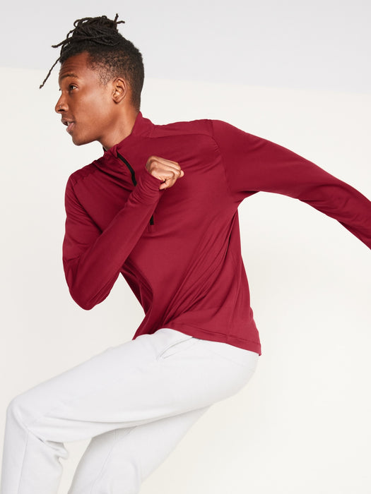 4-Way-Stretch Performance Half-Zip Top for Men