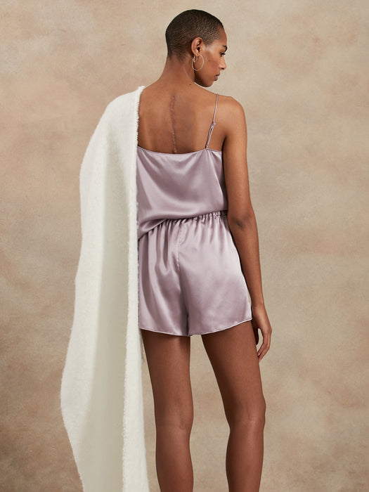 Silk Pajama Short Set