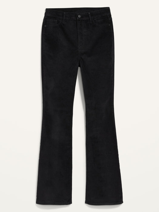 Higher High-Waisted Corduroy Flare Pants for Women