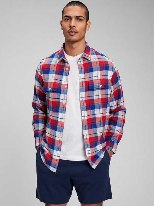 Lightweight Plaid Shirt