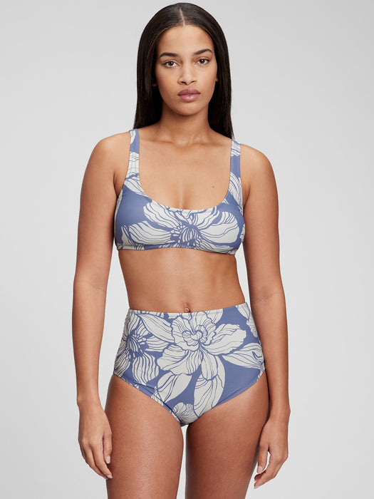 Recycled Scoopneck Bikini Top