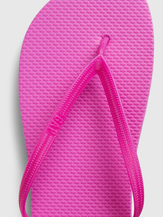 Partially Plant-Based Flip Flops - new fuchsia pink
