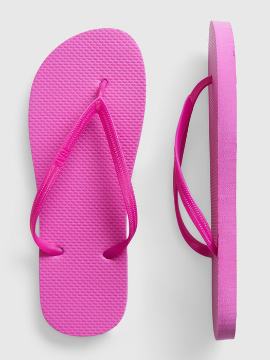 Partially Plant-Based Flip Flops - new fuchsia pink