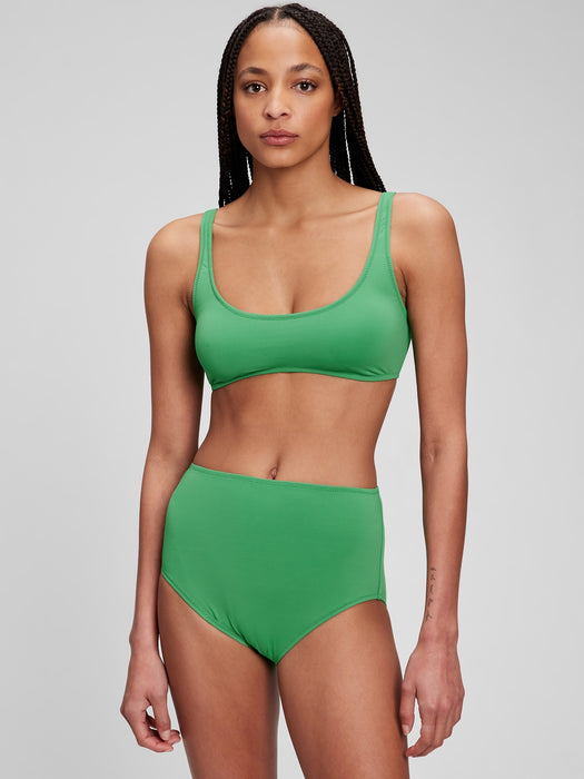 Recycled Scoopneck Bikini Top