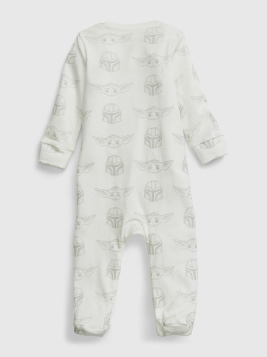 babyGap &#124 Star Wars&#153 100% Organic Cotton Print One-Piece Outfit Set - new off white