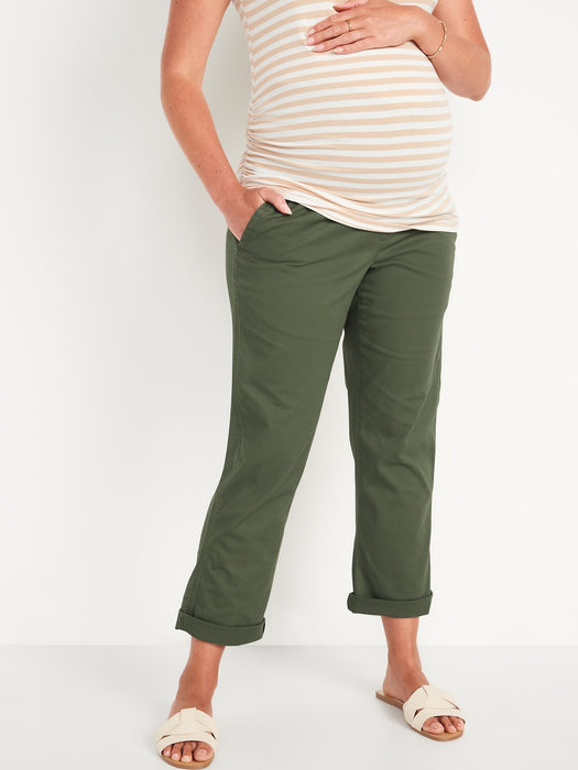 Maternity Rollover-Waist OGC Chino Pants