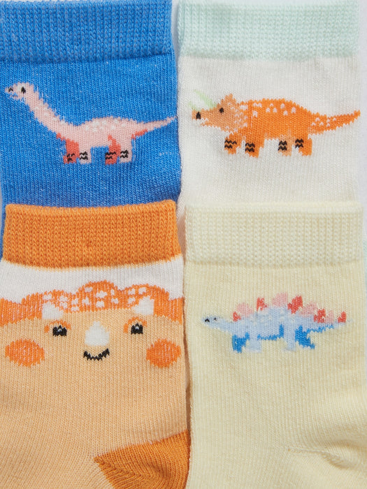 Unisex Crew Socks 8-Pack for Toddler & Baby - Multi
