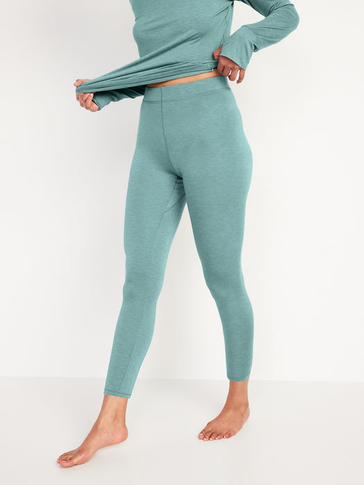 High-Waisted UltraBase Merino Wool Base Layer Tights for Women
