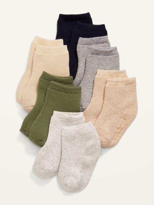 Unisex Crew Socks 6-Pack for Baby