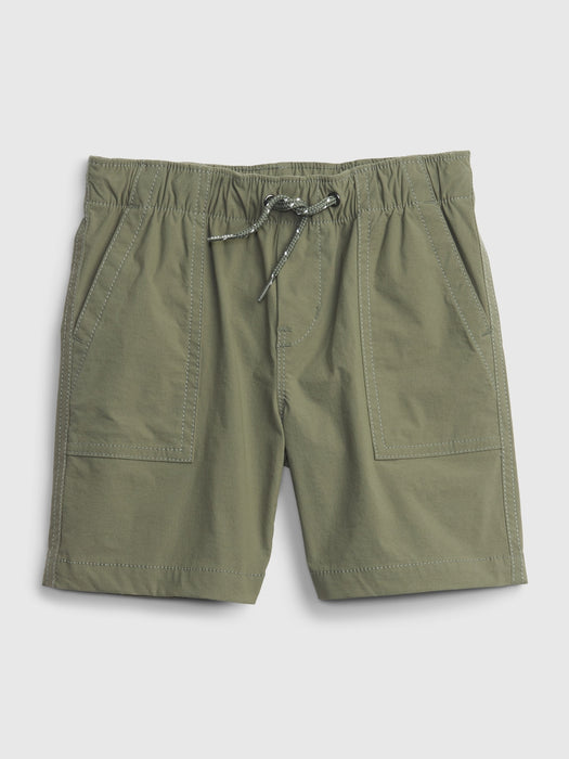 Toddler Hybrid Pull-On Shorts - desert cactus green