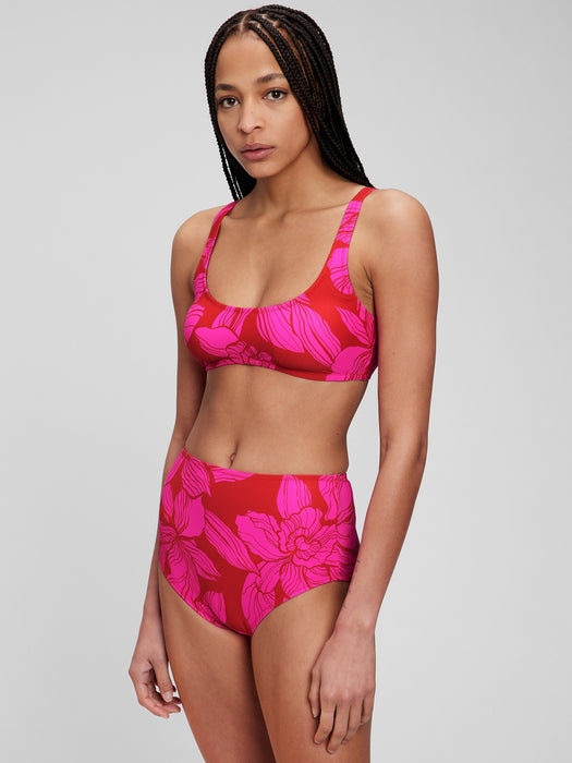 Recycled Scoopneck Bikini Top