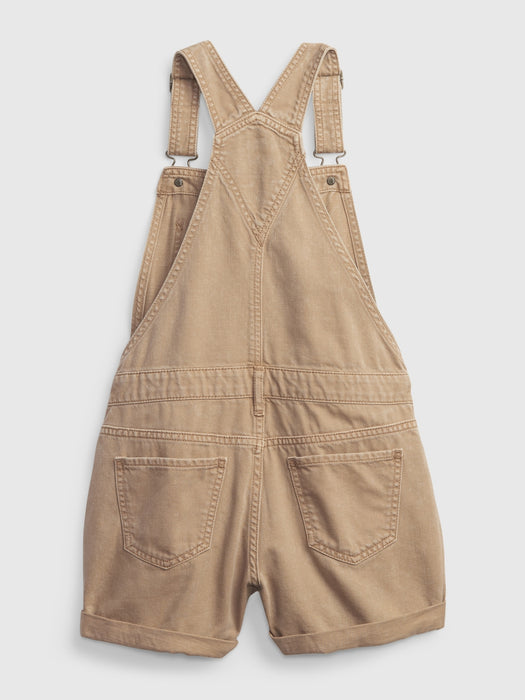 Kids Denim Shortall with Washwell - new sand beige