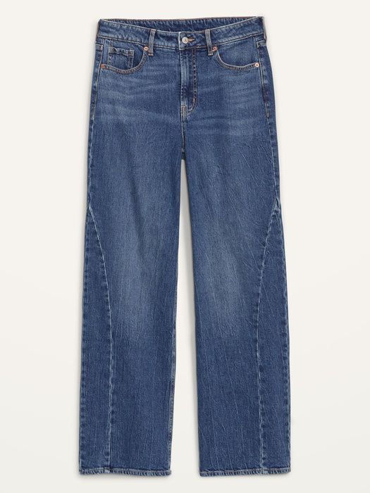 Extra High-Waisted Wide-Leg Jeans for Women