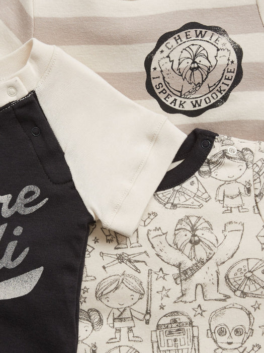 babyGap &#124 Star Wars&#153 100% Organic Cotton Graphic Bodysuit (3-Pack)