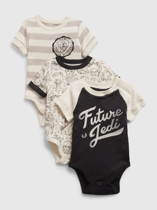babyGap &#124 Star Wars&#153 100% Organic Cotton Graphic Bodysuit (3-Pack)