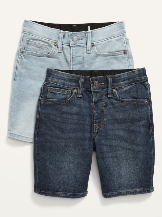 Slim 360&#176 Stretch Jean Shorts 2-Pack for Boys - Multi