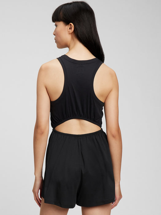 Racerback Cutout Romper