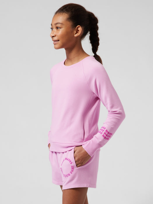 Warm Up Sweatshirt - Quartz Pink