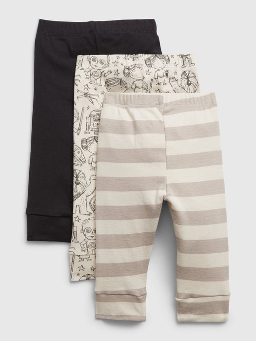 babyGap &#124 Star Wars&#153 100% Organic Cotton Pull-On Pants (3-Pack) - birch