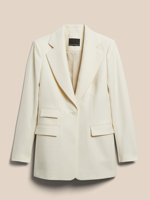 Lido Sculpted Italian Wool Blazer