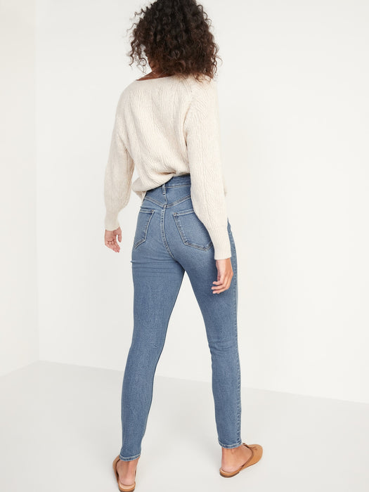 Higher High-Waisted Rockstar 360° Stretch Super Skinny Jeans for Women