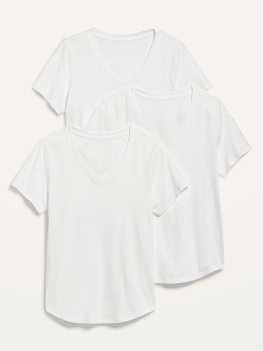 EveryWear V-Neck T-Shirt 3-Pack for Women