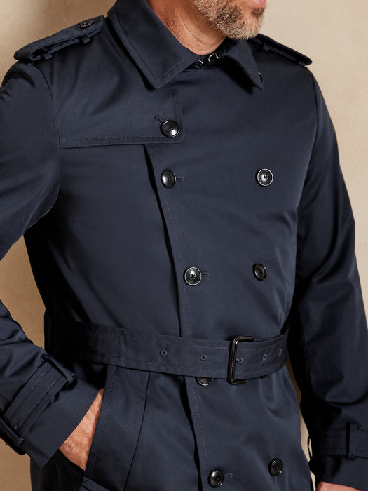 Water-Resistant Trench Coat