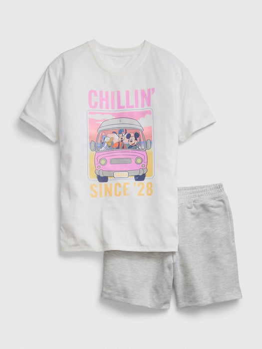 Teen &#124 Disney 100% Recycled Oversized PJ Set - new off white