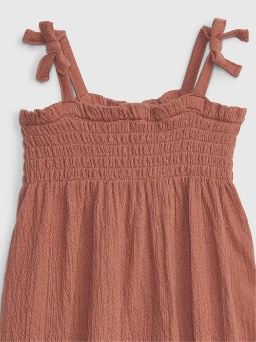 Baby Crinkle Gauze Smocked One-Piece