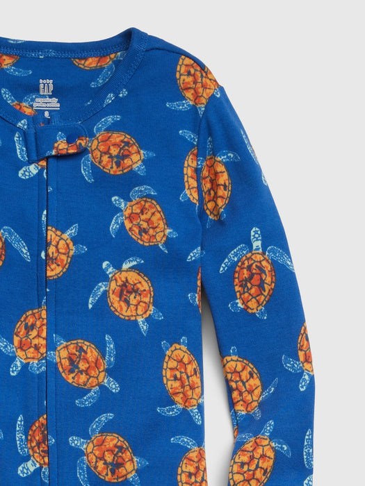 babyGap 100% Organic Cotton Sea Turtle Footless One-Piece