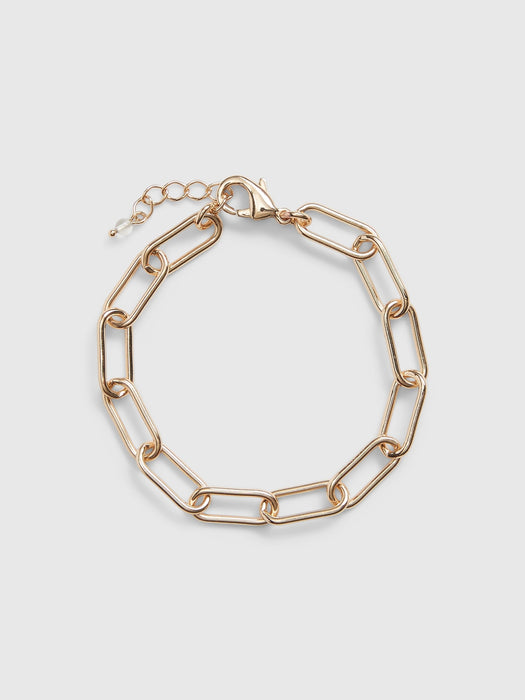 Chunky Chain Link Bracelet - gold