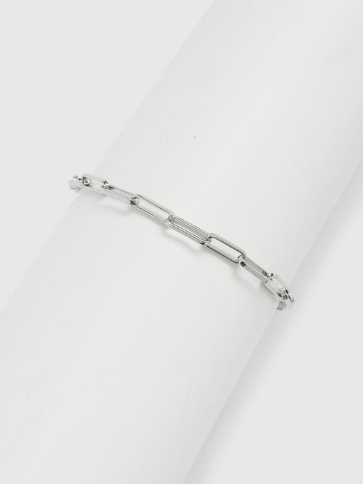 Delicate Chain Link Bracelet - silver
